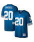 Фото #1 товара Men's Barry Sanders Blue Detroit Lions Big and Tall 1996 Retired Player Replica Jersey