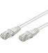 Wentronic CAT 6 Patch Cable - U/UTP - white - 0.5 m - Cat6 - U/UTP (UTP) - RJ-45 - RJ-45