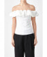 Фото #1 товара Women's Off Shoulder Bubble Top