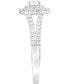 ფოტო #4 პროდუქტის Diamond Double Halo Ring (1 ct. t.w.) in 14k White Gold