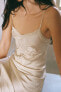 Фото #3 товара Платье-комбинация с вышивкой ZARA