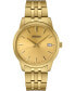 ფოტო #1 პროდუქტის Men's Essential Gold-Tone Stainless Steel Bracelet Watch 40mm