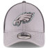 Фото #2 товара Men's Gray, Graphite Philadelphia Eagles Grayed Out Neo 2 39THIRTY Flex Hat