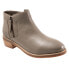 Фото #2 товара Softwalk Rubi S2157-038 Womens Gray Leather Zipper Ankle & Booties Boots 6