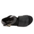 Фото #8 товара Softwalk Cori S2107-001 Womens Black Narrow Leather Strap Sandals Shoes 10
