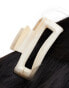 & Other Stories rectange hair claw clip in off-white