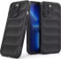 4kom.pl Magic Shield Case etui do iPhone 13 Pro Max elastyczny pancerny pokrowiec czarny