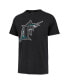 Фото #2 товара 47 Brand Men's Black Miami Marlins Premier Franklin T-Shirt