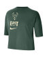 Women's Hunter Green Milwaukee Bucks Essential Boxy T-shirt