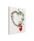 Фото #2 товара Kathleen Parr Mckenna Rustic Valentine Heart Wreath II Canvas Art - 15" x 20"