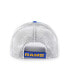 ფოტო #2 პროდუქტის Men's Royal, White Los Angeles Rams Drifter Adjustable Trucker Hat