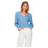 ONLY Atia Cuff V Neck Sweater