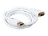 Фото #2 товара Rosewill RCDC-14006 - 6-Foot White DisplayPort to DVI Cable - 28 AWG, Male to Ma