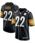 Фото #4 товара Men's Najee Harris Black Pittsburgh Steelers 2021 Draft First Round Pick Game Jersey