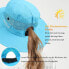 Фото #4 товара Pesaat Sun Hat Children's Adults Summer Hat UV Protection Summer Hat Crushable Waterproof Fishing Hat with Chin Strap Garden Hat Boonie Hat Women for Gardening Hiking