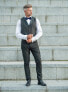 Фото #8 товара BomGuard Mens Bow Tie Adjustable Tied for Suit Tuxedo etc Bow Tie with Hook Closure