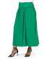 ფოტო #3 პროდუქტის Plus Size Foldover Maxi Skirt With Pockets