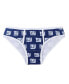 Фото #3 товара Women's Royal New York Giants Gauge Allover Print Knit Panties