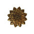 Wall Decoration DKD Home Decor Golden Flower 23 x 3 x 23 cm