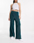 Urban Revivo plisse trousers in green