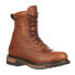 Фото #4 товара Rocky Original Ride Lacer Waterproof Round Toe Lace Up Mens Brown Casual Boots