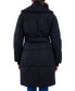 ფოტო #2 პროდუქტის Women's Bibbed Belted Trench Puffer Coat