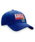 Men's Royal Kansas Jayhawks Slice Adjustable Hat