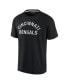 ფოტო #2 პროდუქტის Men's and Women's Black Cincinnati Bengals Super Soft Short Sleeve T-shirt