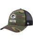 Фото #1 товара Men's Camo, Black Green Bay Packers Trucker Adjustable Hat