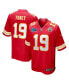 ფოტო #2 პროდუქტის Men's Kadarius Toney Red Kansas City Chiefs Super Bowl LVII Patch Game Jersey