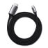 Kabel przewód przejściówka HDMI - USB-C 4K 60Hz 1.5m czarno-szary
