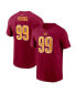 Men's Chase Young Burgundy Washington Commanders Player Name and Number T-shirt