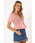 ფოტო #3 პროდუქტის Women's Candice Short Sleeve Top