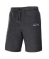 Фото #3 товара Men's NFL x Darius Rucker Collection by Heather Charcoal Seattle Seahawks Logo Shorts