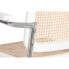 Фото #2 товара Напольный стул DKD Home Decor Белый Серебристый Натуральный 65,5 x 62 x 79 см