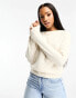 Фото #1 товара Vero Moda round neck jumper in cream