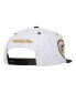 Фото #3 товара Men's White, Black Los Angeles Dodgers Cooperstown Collection MVP Snapback Hat