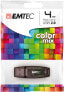 Фото #3 товара EMTEC C410 4GB - 4 GB - USB Type-A - 2.0 - 18 MB/s - Cap - Black