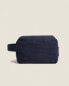 Linen toiletry bag