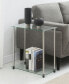 Фото #4 товара 23.75" Glass Designs2Go Chairside End Table
