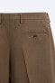 Фото #10 товара Костюмные брюки из смесовой шерсти ZARA