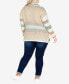 Фото #8 товара Plus Size Felix Cowl Neck Sweater