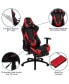 Фото #4 товара Gaming Desk & Chair Set - Cup Holder, Headphone Hook, And Monitor Stand