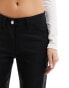 Weekday Tiana linen mix trousers in black