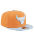 ფოტო #3 პროდუქტის Men's Orange/Light Blue Chicago Bulls 2-Tone Color Pack 9fifty Snapback Hat