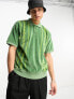 Фото #1 товара Obey pensa velour polo shirt in green