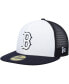 Фото #1 товара Men's Navy and White Boston Red Sox 2023 On-Field Batting Practice 59FIFTY Fitted Hat