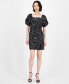 Фото #1 товара Women's Floral-Embroidered Shift Dress