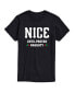 Фото #1 товара Men's Nice Until Proven Naughty Short Sleeve T-shirt