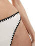 Фото #5 товара Stradivarius bikini bottom with contrast stitch in ecru